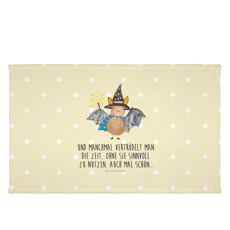 Handtuch Fledermaus Zauberer