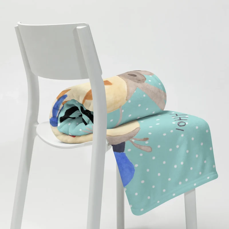 Babydecke Eule Matrose