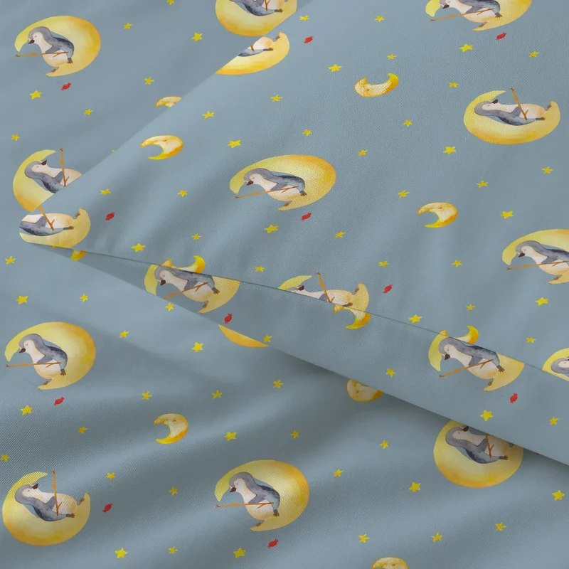 Bettwäsche Pinguin Sternenhimmel Muster