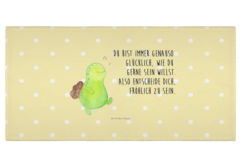 Handtuch Schildkröte Pfeifen