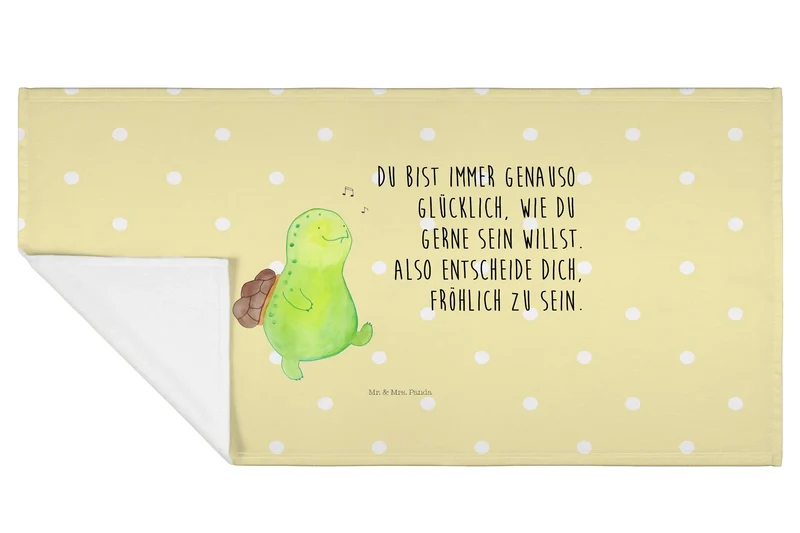 Handtuch Schildkröte Pfeifen