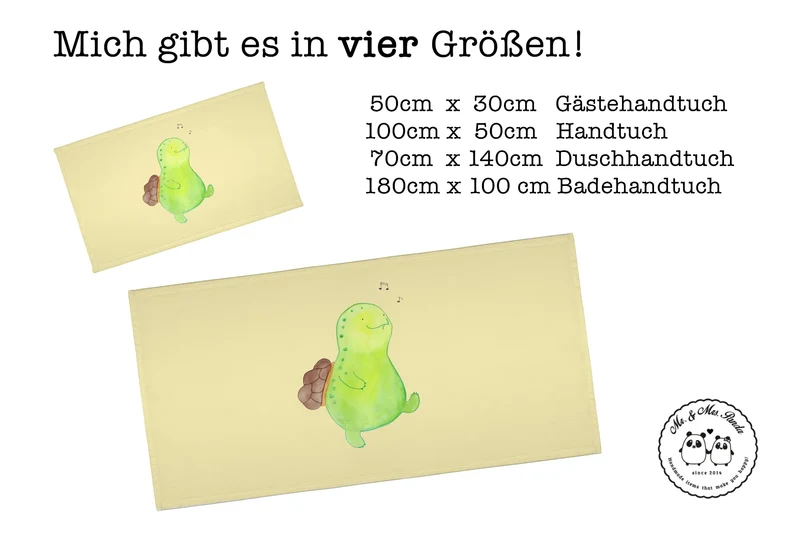 Handtuch Schildkröte Pfeifen