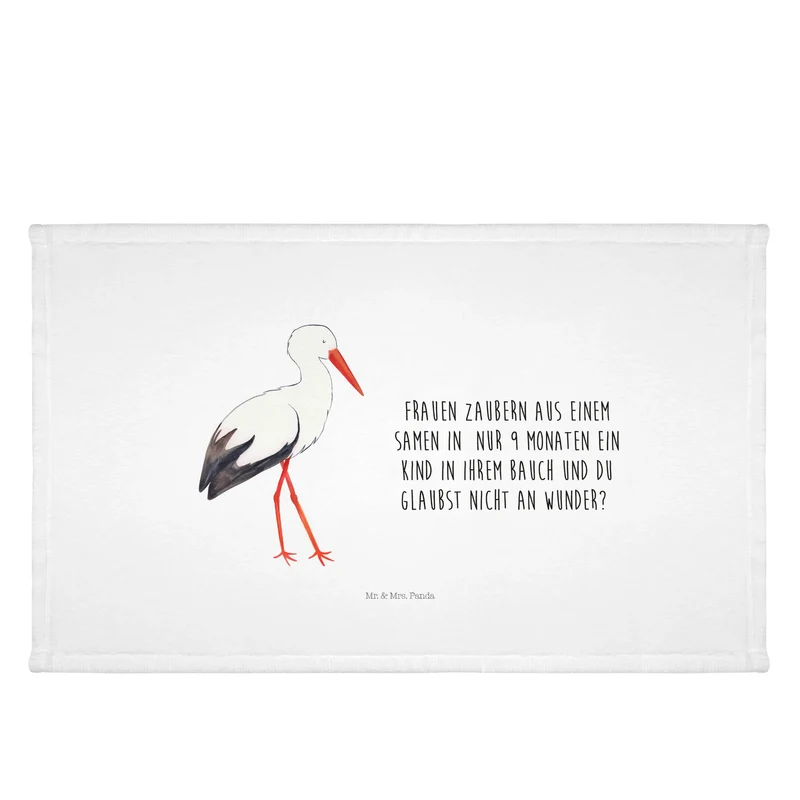 Handtuch Storch