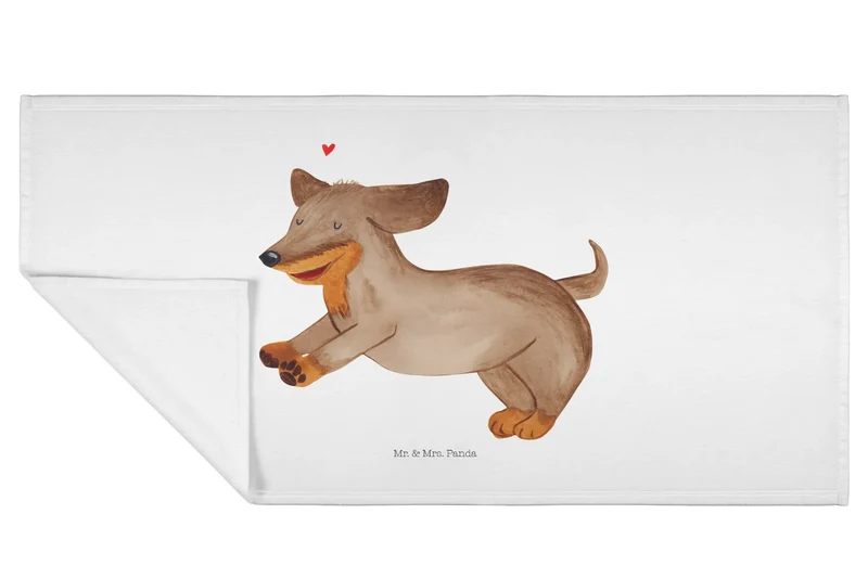 Handtuch Hund Dackel
