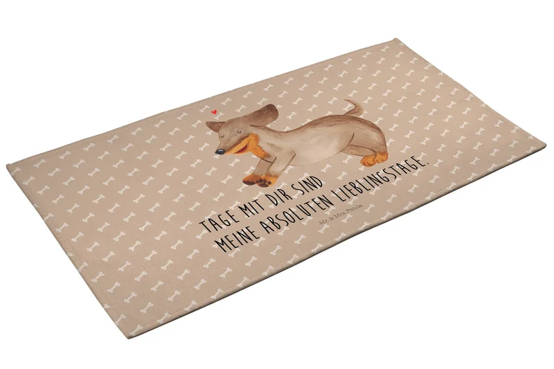Handtuch Hund Dackel