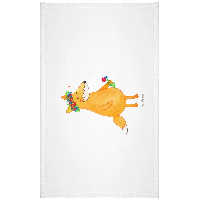 Handtuch Fuchs Blumen