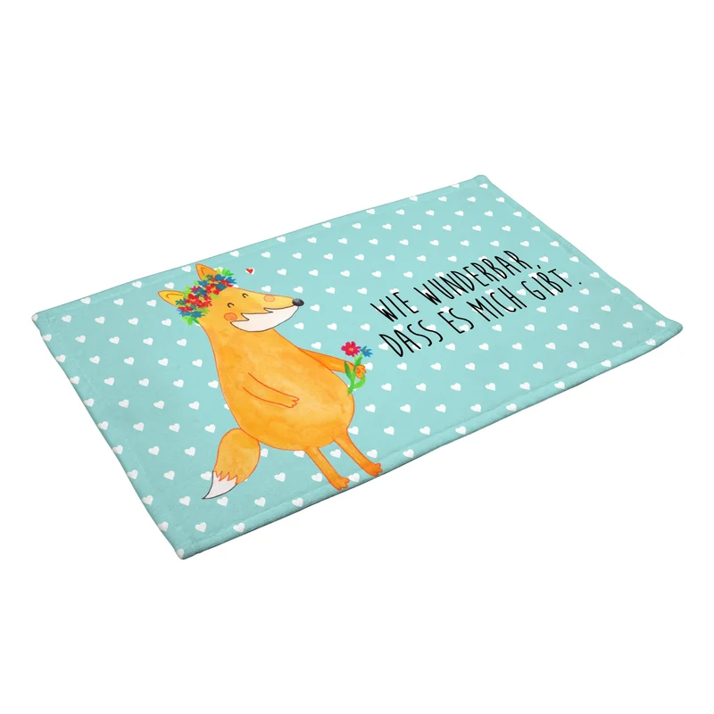 Handtuch Fuchs Blumen