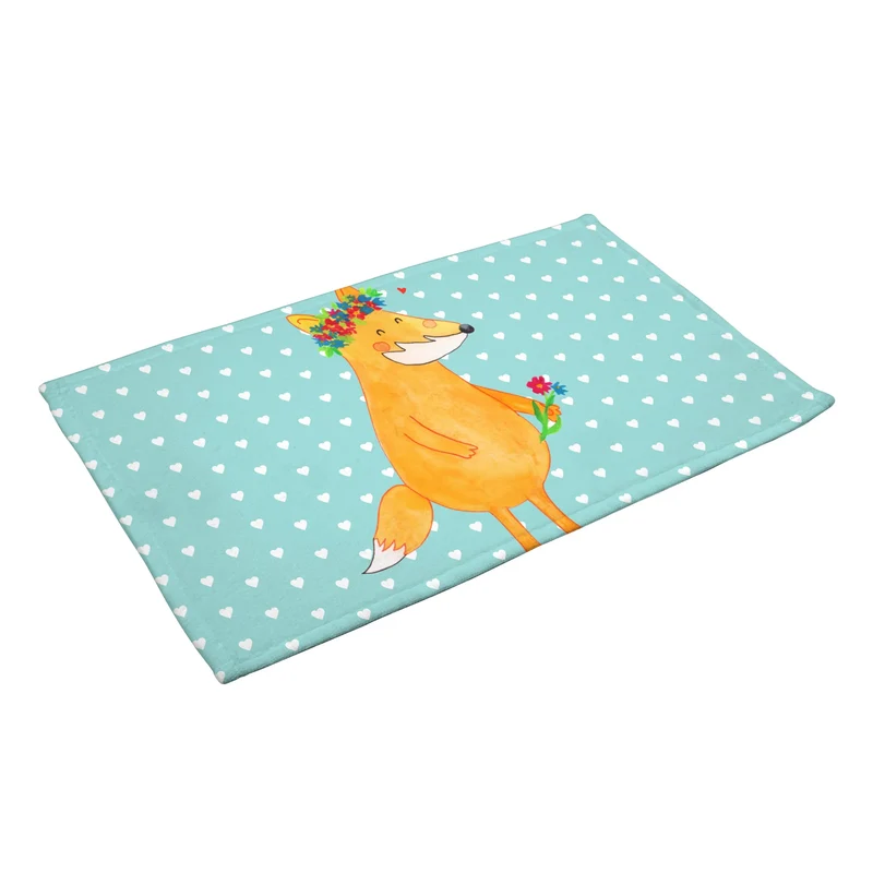 Handtuch Fuchs Blumen