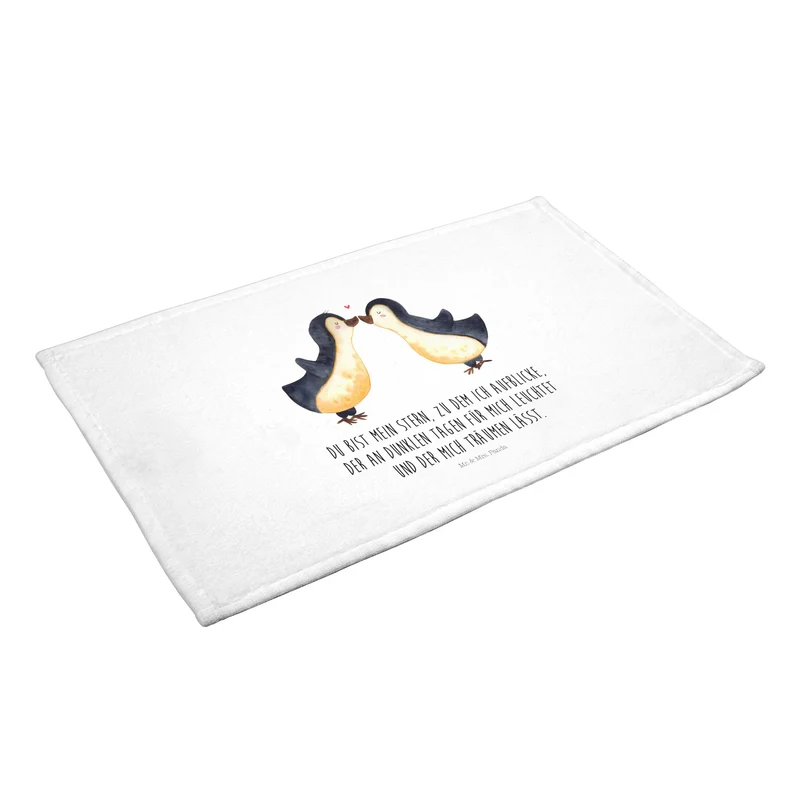 Handtuch Pinguin Liebe
