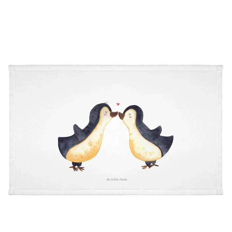 Handtuch Pinguin Liebe