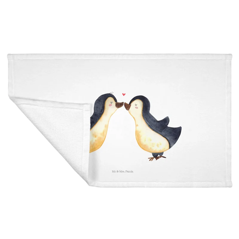 Handtuch Pinguin Liebe