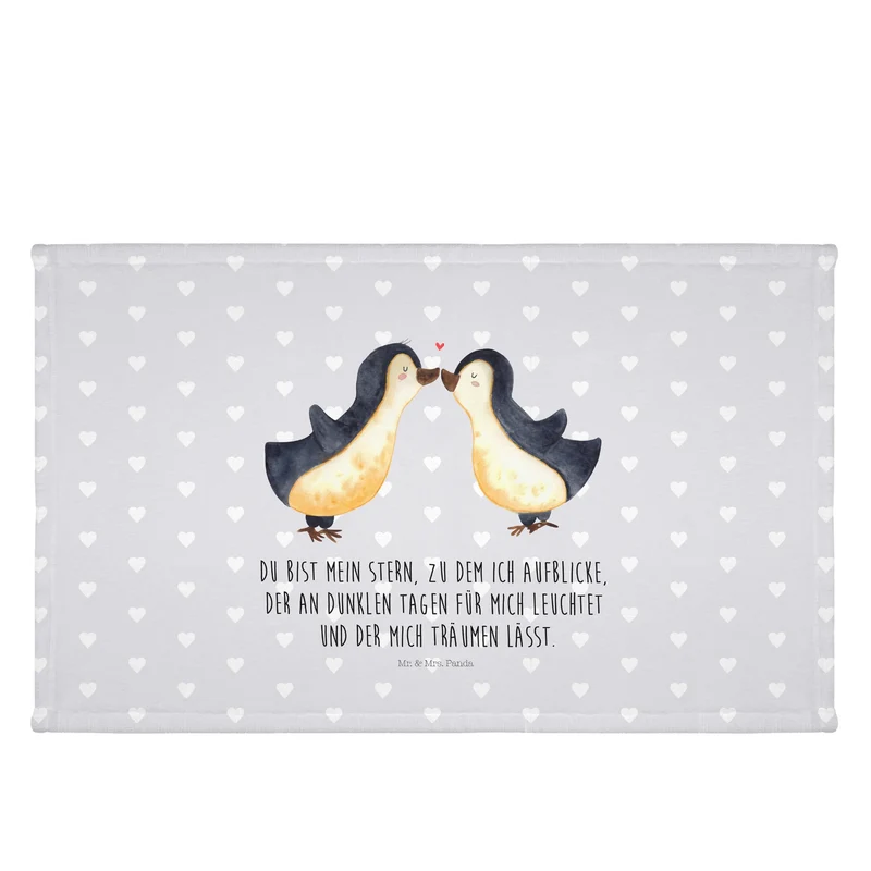 Handtuch Pinguin Liebe