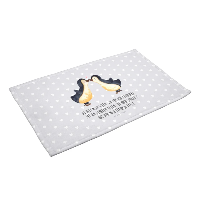 Handtuch Pinguin Liebe