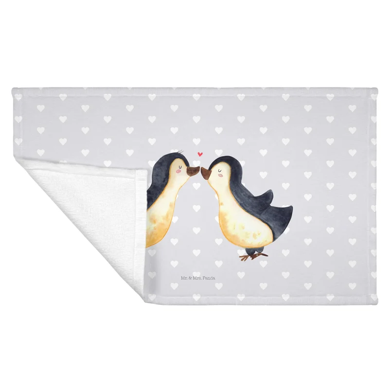 Handtuch Pinguin Liebe