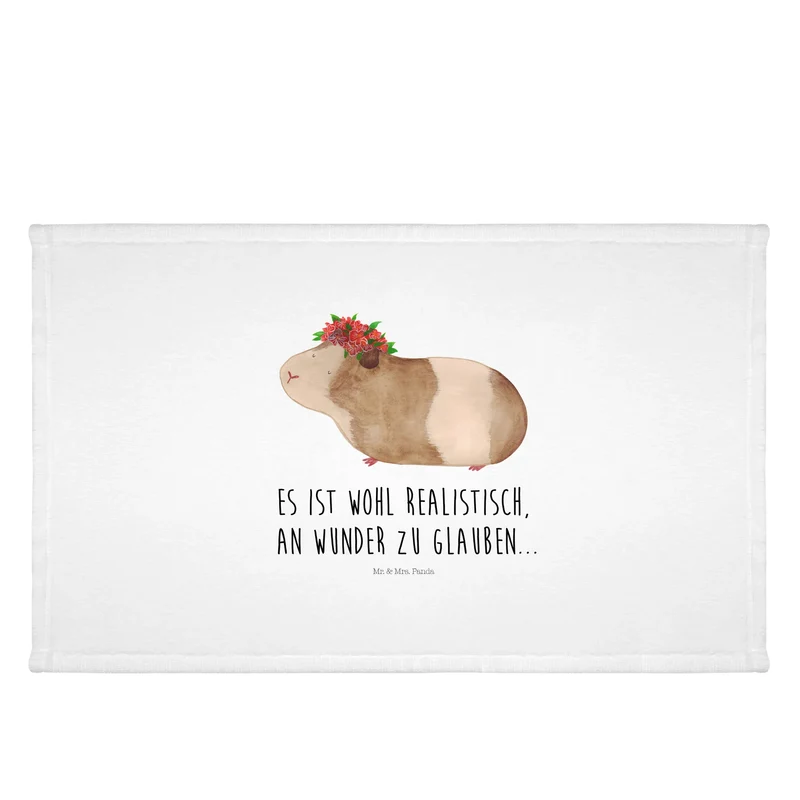 Handtuch Meerschweinchen Weisheit