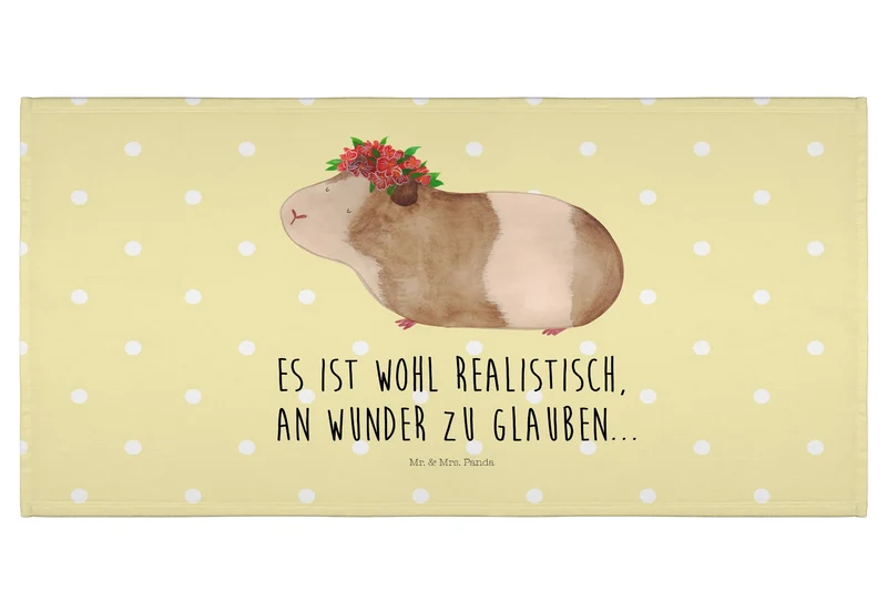 Handtuch Meerschweinchen Weisheit