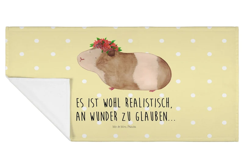 Handtuch Meerschweinchen Weisheit