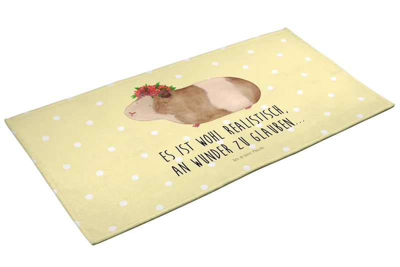Handtuch Meerschweinchen Weisheit