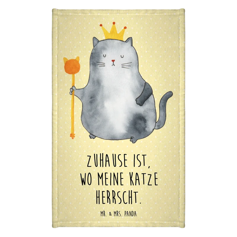 Gästehandtuch Katze König
