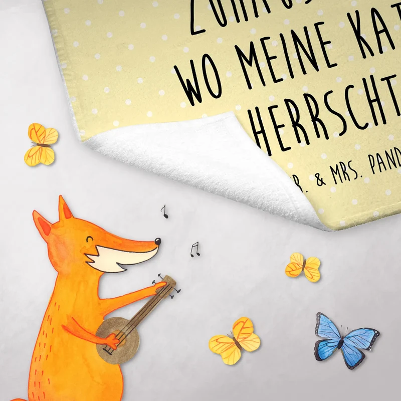 Gästehandtuch Katze König