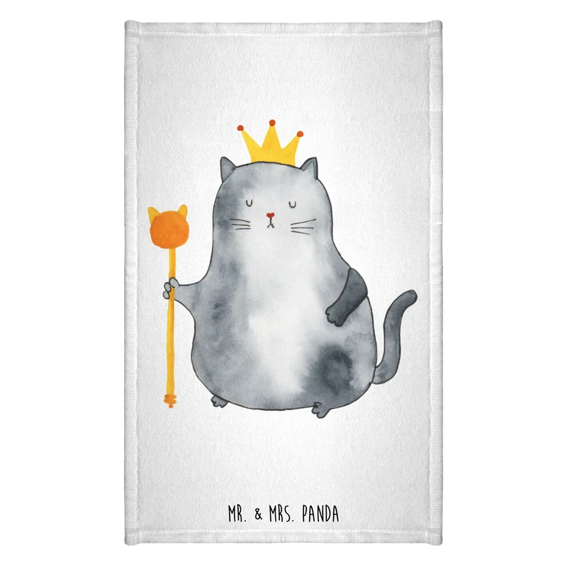 Gästehandtuch Katze König