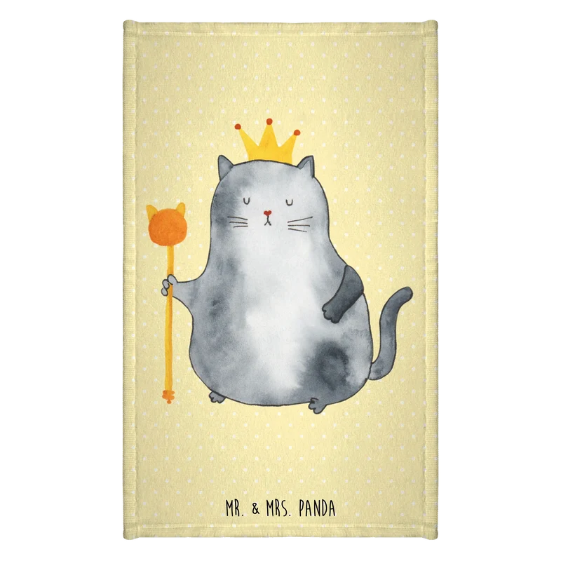 Gästehandtuch Katze König
