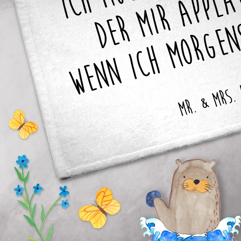 Gästehandtuch Pinguin marschieren