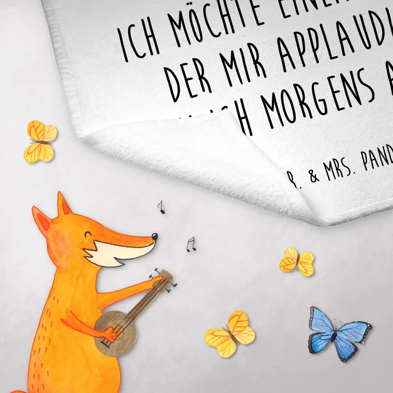 Gästehandtuch Pinguin marschieren