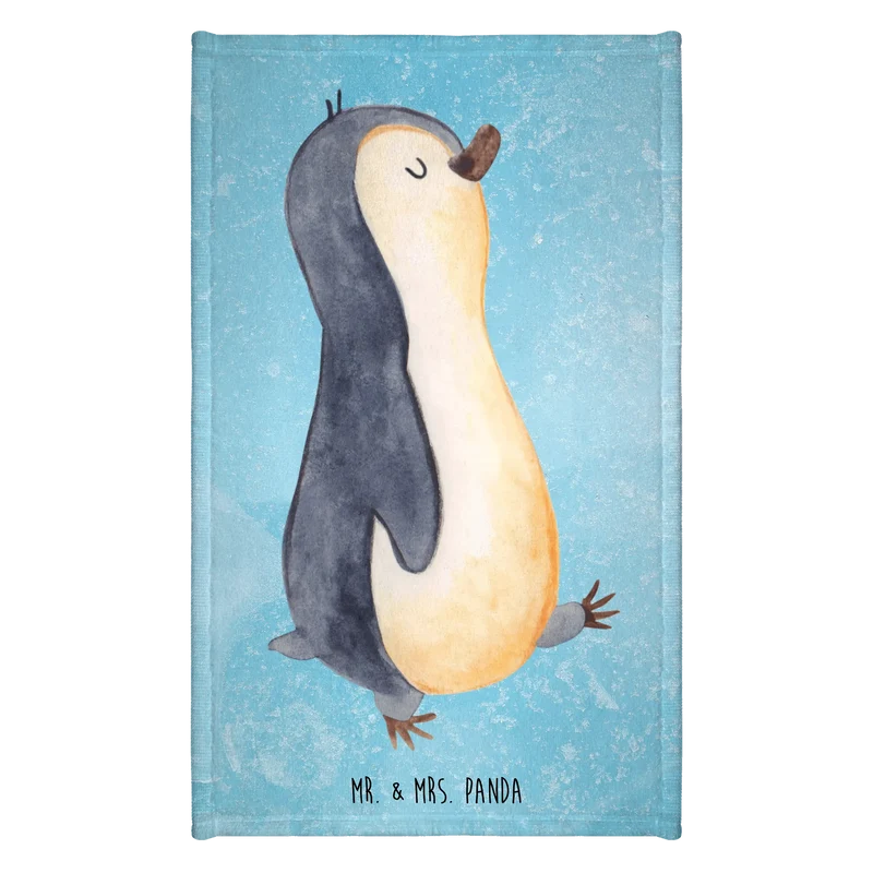 Gästehandtuch Pinguin marschieren