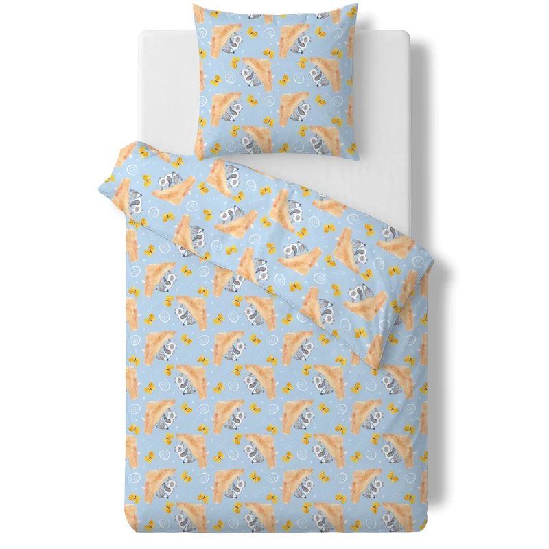 Bettwäsche Panda Klettern Muster