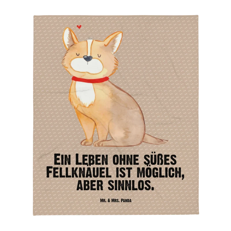 Babydecke Hund Glück