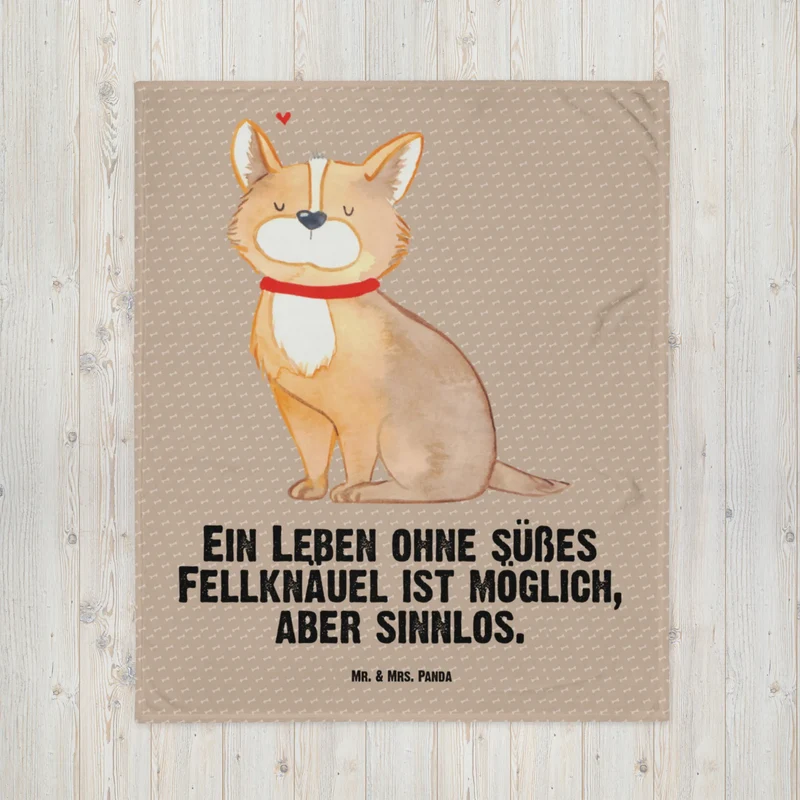 Babydecke Hund Glück