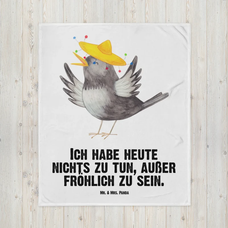 Babydecke Rabe Sombrero