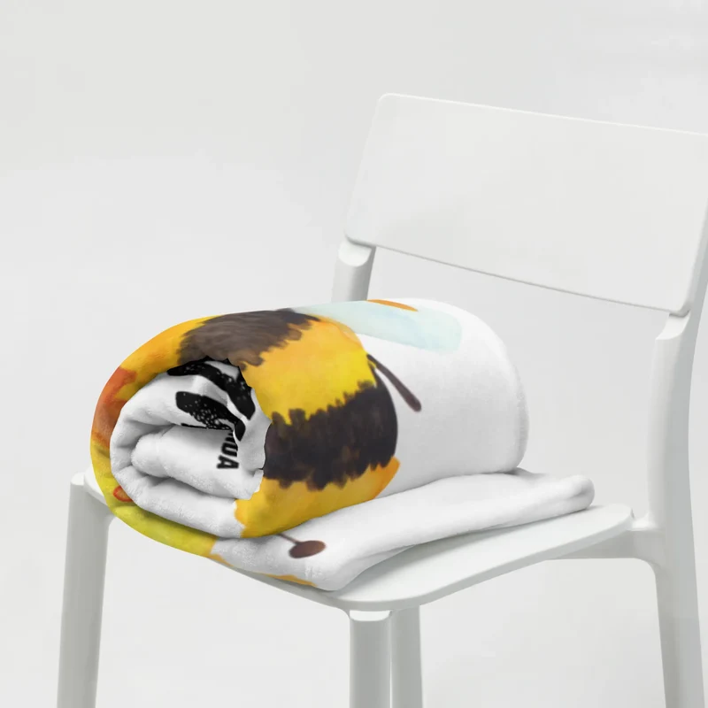 Babydecke Biene König