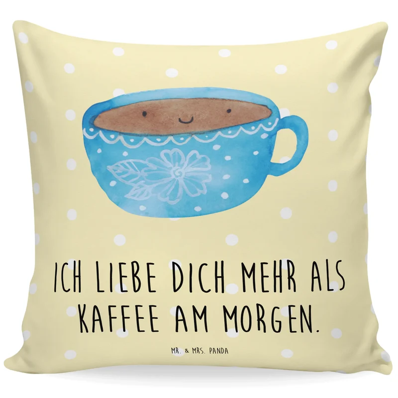 40x40 Kissen Kaffee Tasse