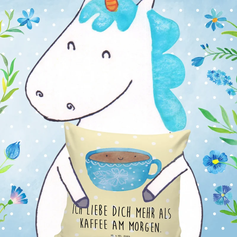 40x40 Kissen Kaffee Tasse
