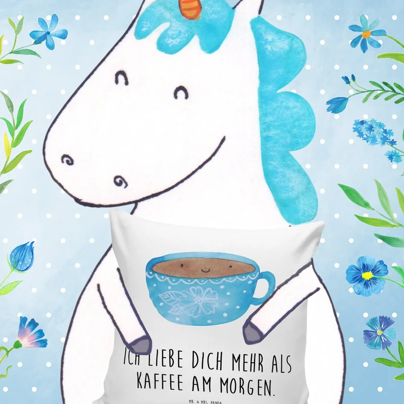 40x40 Kissen Kaffee Tasse