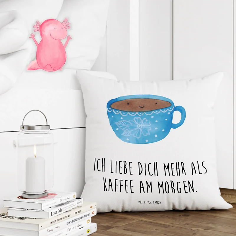 40x40 Kissen Kaffee Tasse