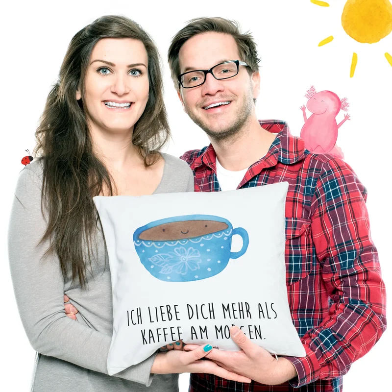 40x40 Kissen Kaffee Tasse