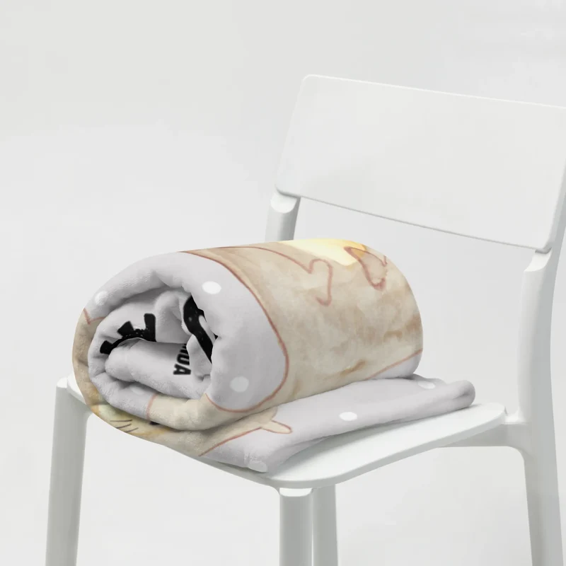 Babydecke Otter Hände halten