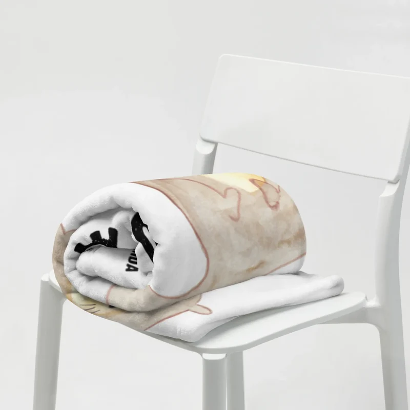 Babydecke Otter Hände halten