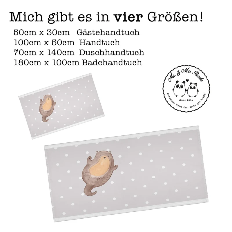 Handtuch Otter Umarmen