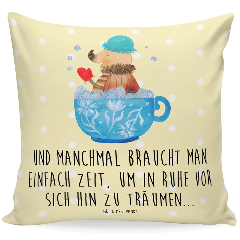 40x40 Kissen Nachtfalter Schaumbad