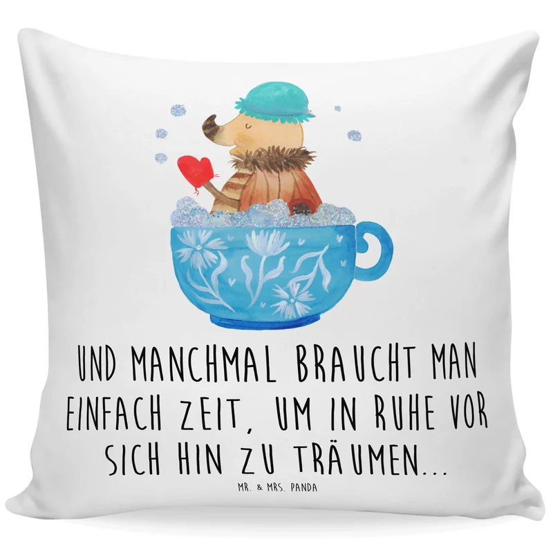 40x40 Kissen Nachtfalter Schaumbad
