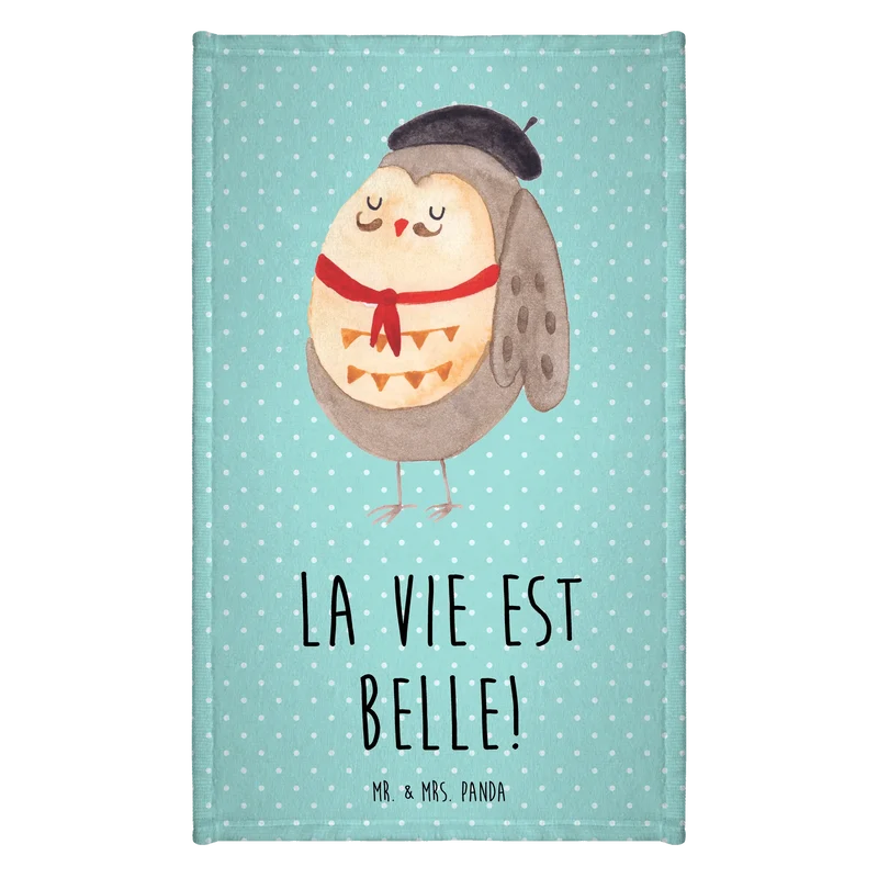 Gästehandtuch Eule Frankreich