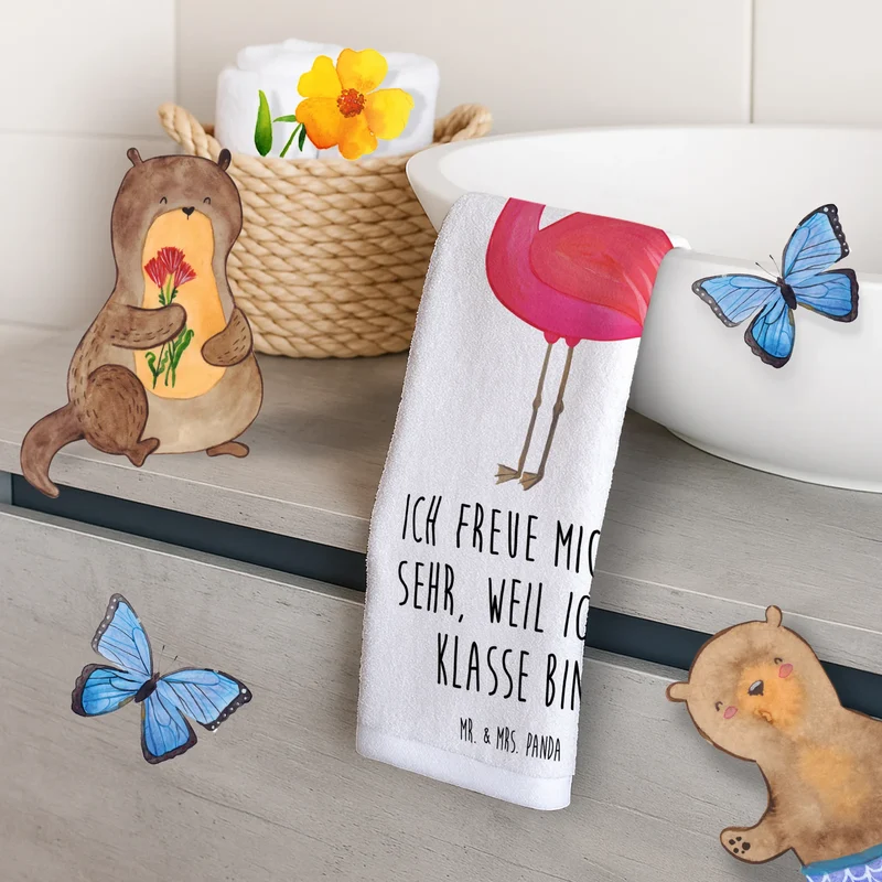 Gästehandtuch Flamingo Stolz