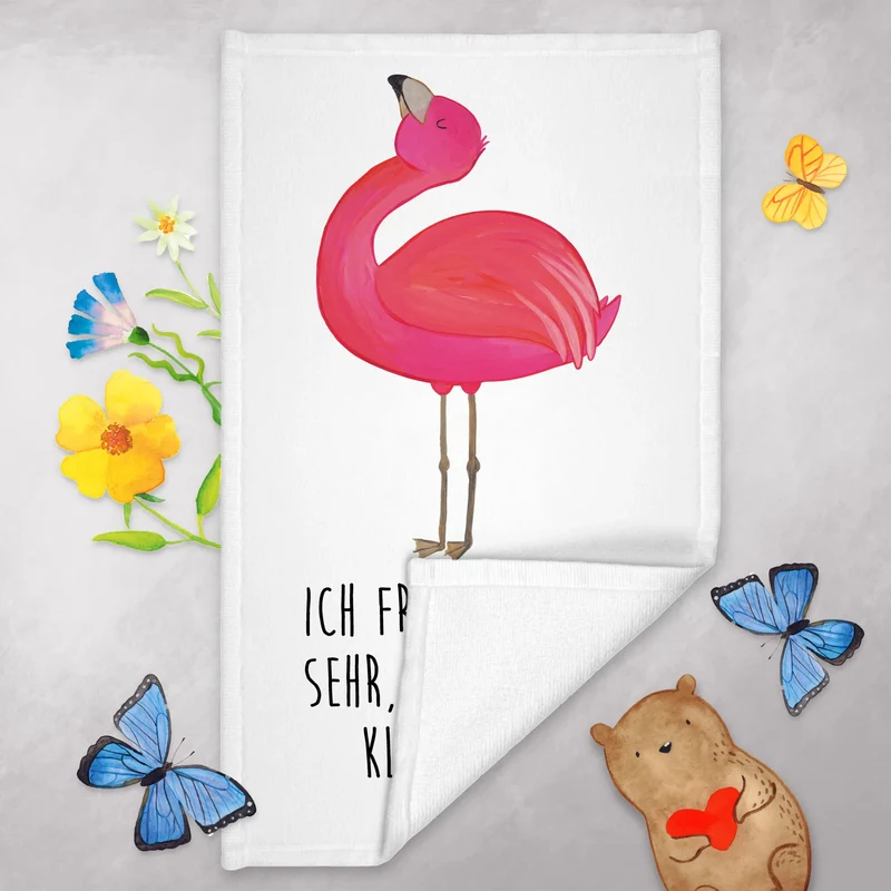 Gästehandtuch Flamingo Stolz