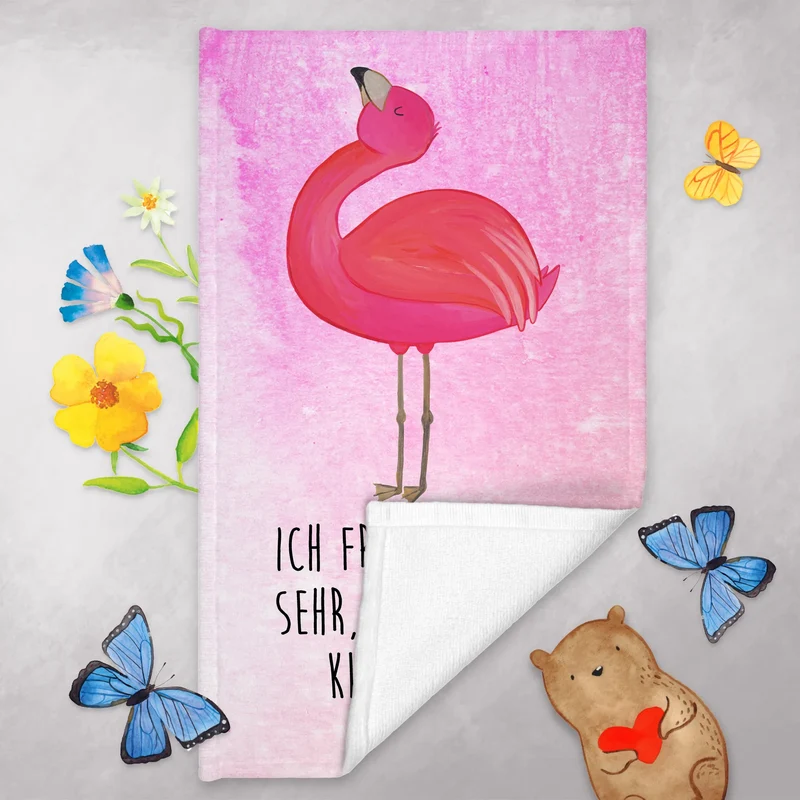 Gästehandtuch Flamingo Stolz