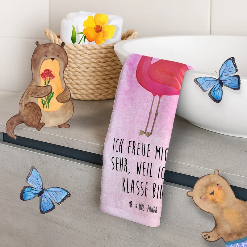 Gästehandtuch Flamingo Stolz
