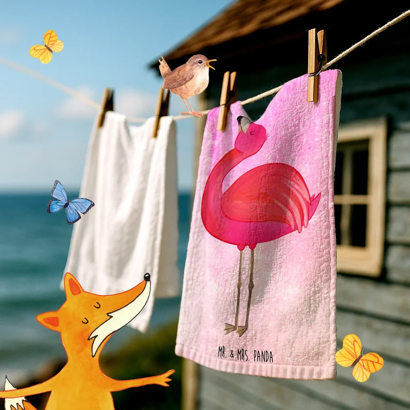 Gästehandtuch Flamingo Stolz